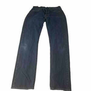 Levis 501 Button Fly Jeans Mens W31 L34 Blue Straight Leg 100% Cotton Egypt 4985